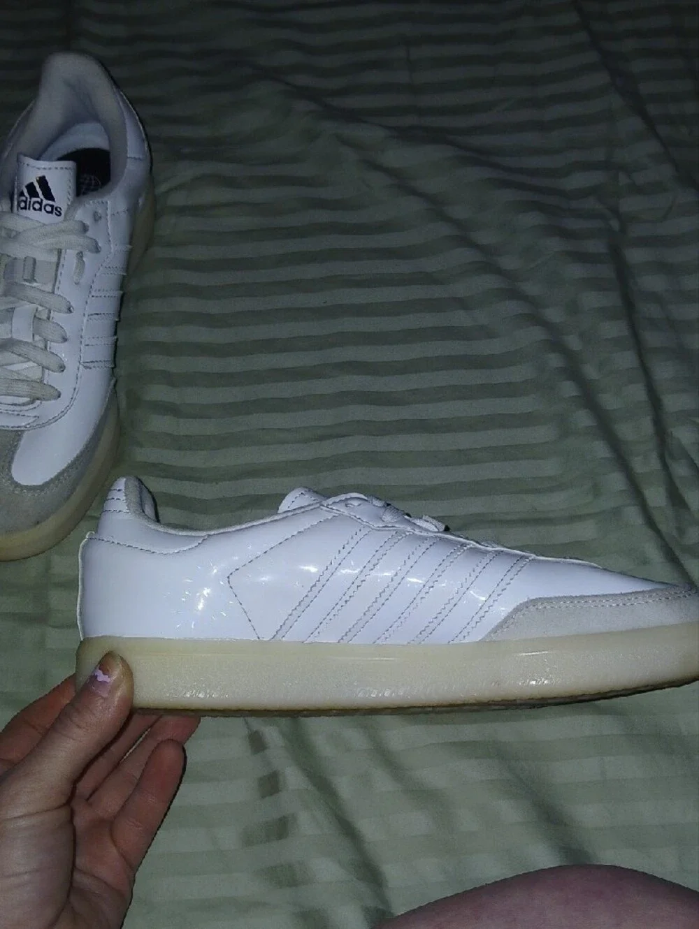 adidas clean white